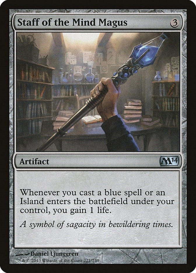 Staff of the Mind Magus (221) [M14] - MTG Single