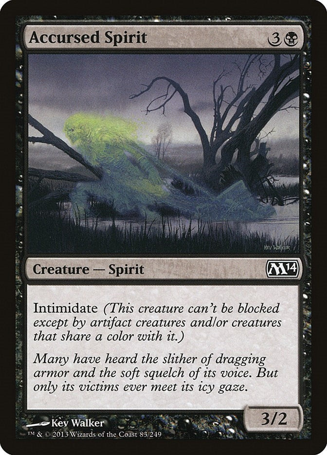 Accursed Spirit (83) [M14] - MTG Single