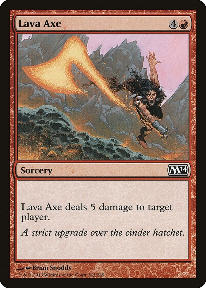 Lava Axe (143) [M14] - MTG Single