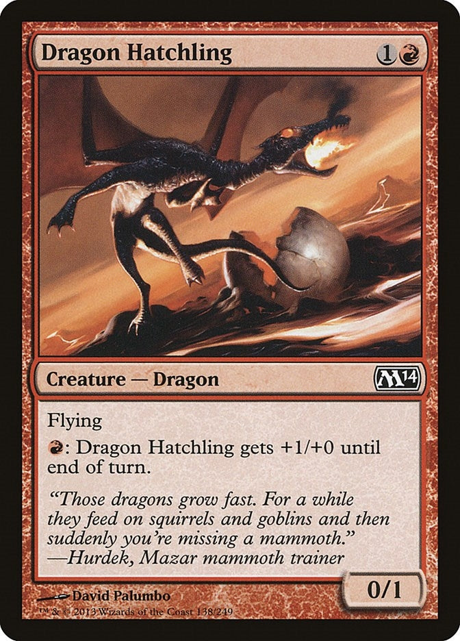 Dragon Hatchling (138) [M14] - MTG Single