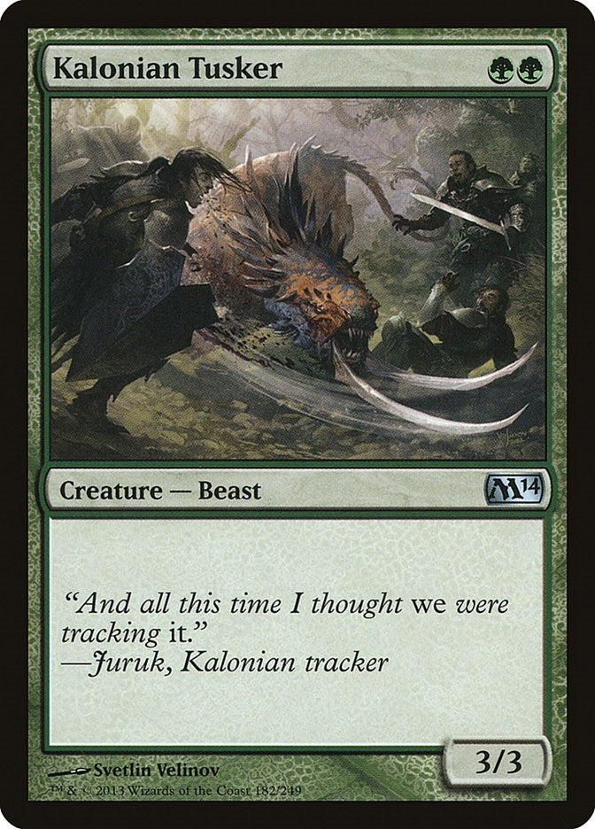 Kalonian Tusker (182) [M14] - MTG Single
