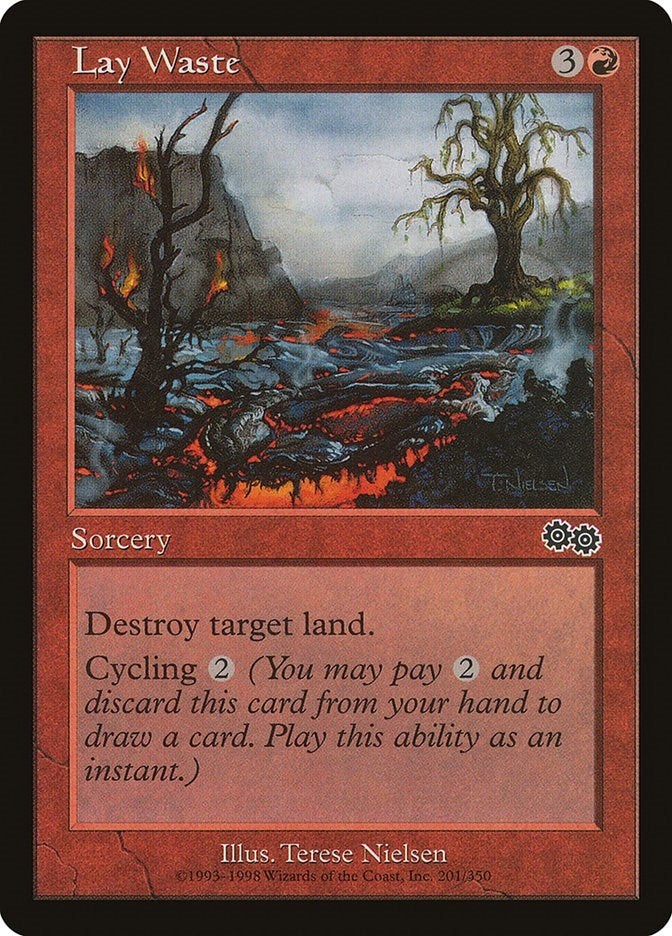 Lay Waste (201) [USG] - MTG Single