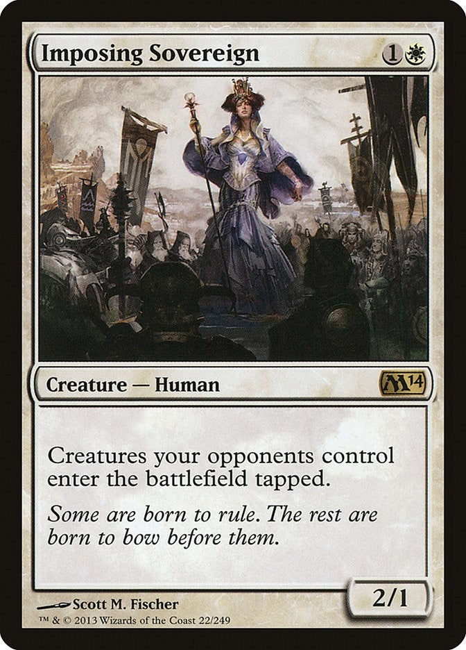 Imposing Sovereign (22) [M14] - MTG Single