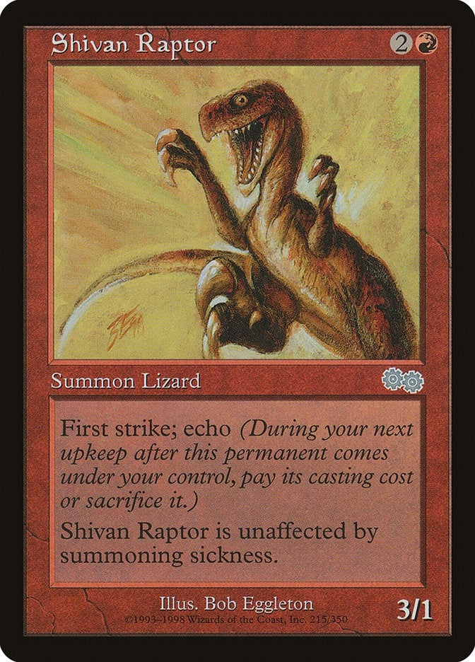 Shivan Raptor (215) [USG] - MTG Single