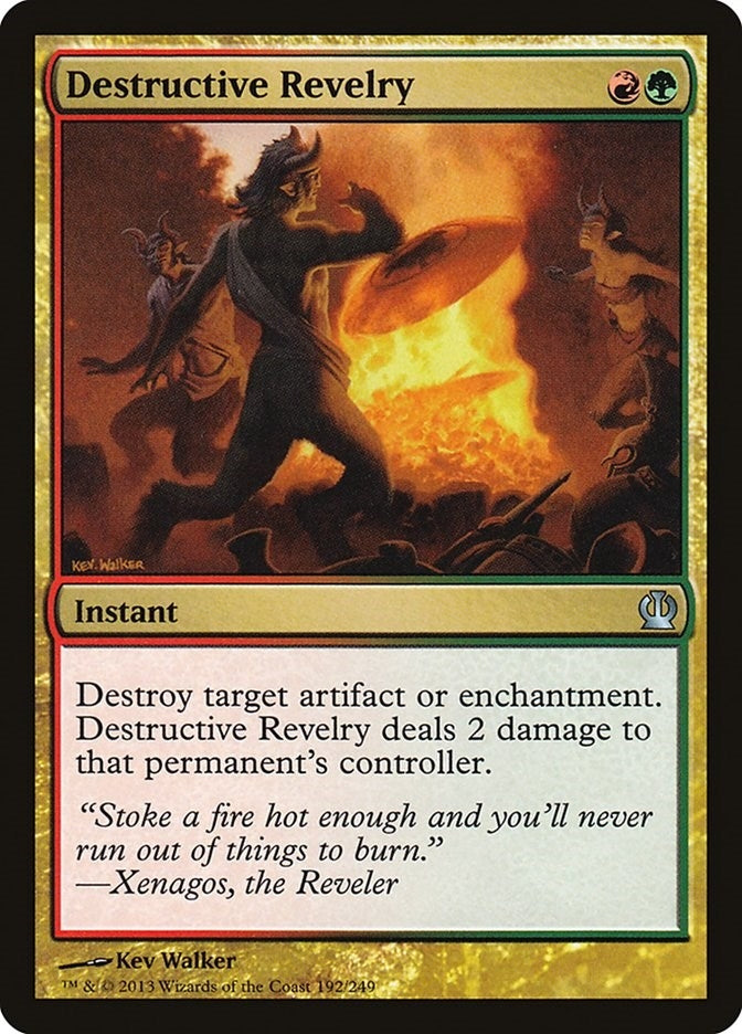 Destructive Revelry (192) [THS] - MTG Single