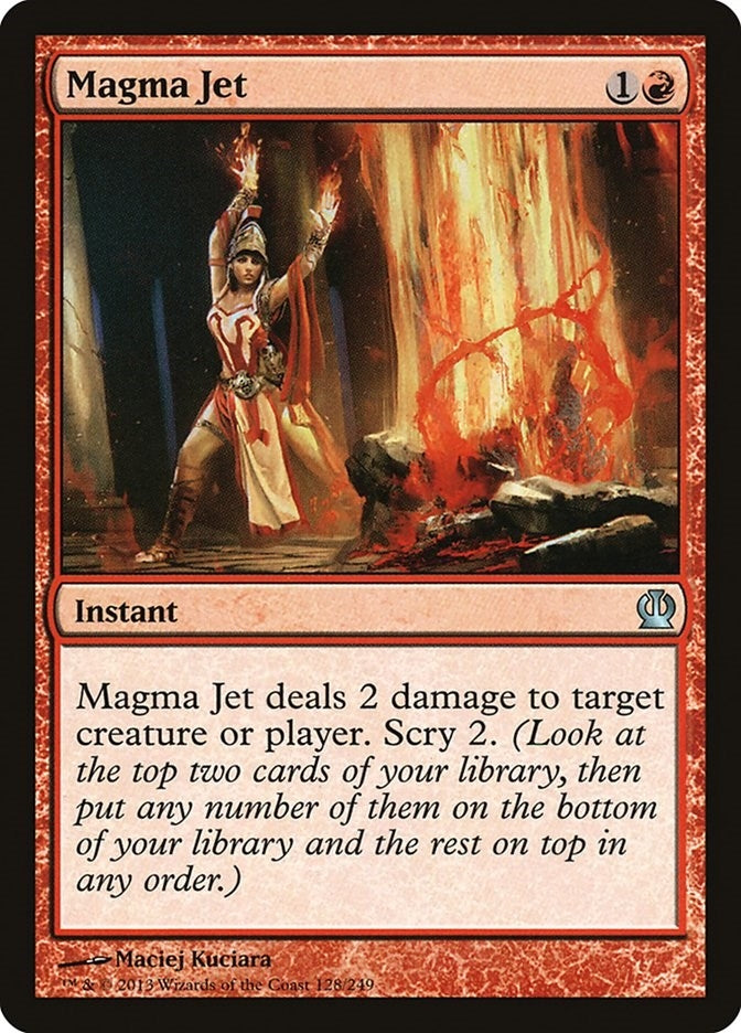 Magma Jet (128) [THS] - MTG Single