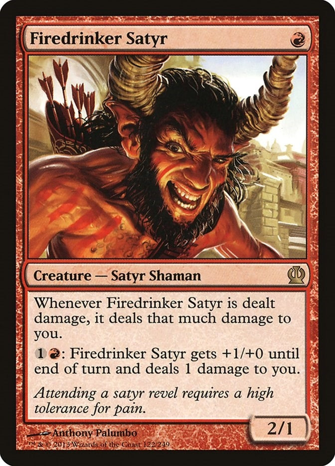 Firedrinker Satyr (122) [THS] - MTG Single