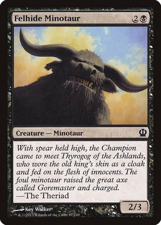 Felhide Minotaur (87) [THS] - MTG Single