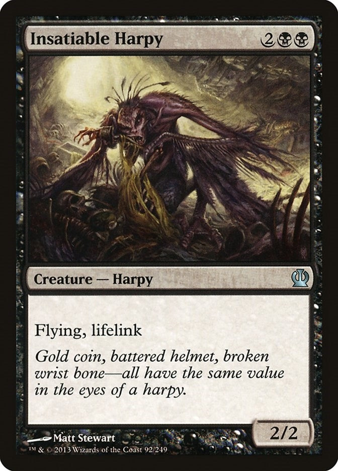 Insatiable Harpy (92) [THS] - MTG Single