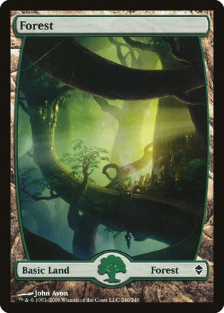 Forest (246) - Full Art (246) [ZEN] - MTG Single