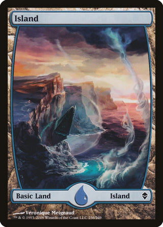 Island (236) - Full Art (236) [ZEN] - MTG Single