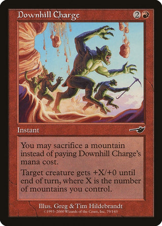 Downhill Charge (79) [NMS] - MTG Single