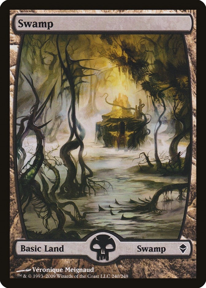 Swamp (240) - Full Art (240) [ZEN] - MTG Single
