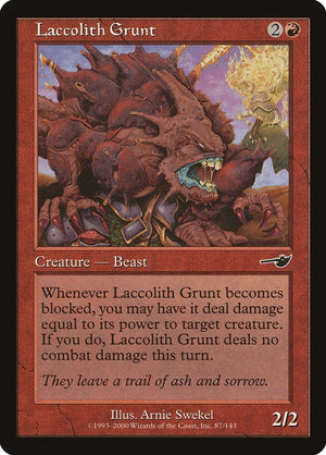 Laccolith Grunt (87) [NMS] - MTG Single