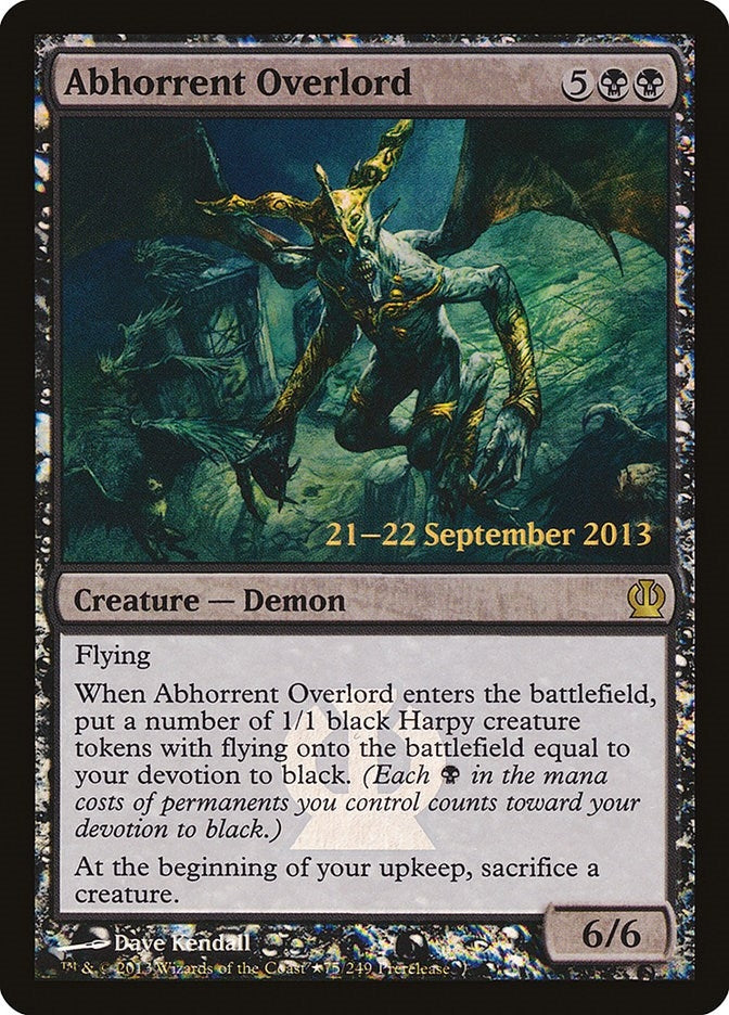 Abhorrent Overlord (75) [PRE] - MTG Single