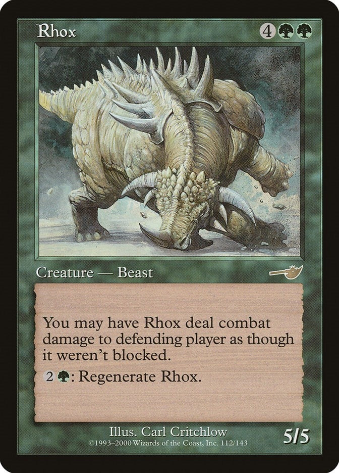 Rhox (112) [NMS] - MTG Single