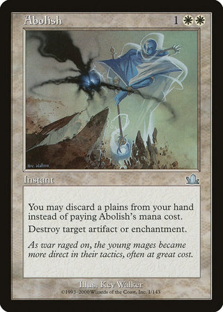 Abolish (1) [PCY] - MTG Single