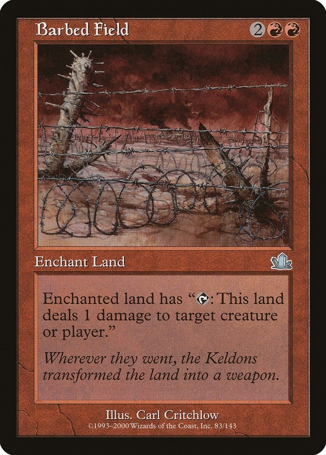 Barbed Field (83) [PCY] - MTG Single
