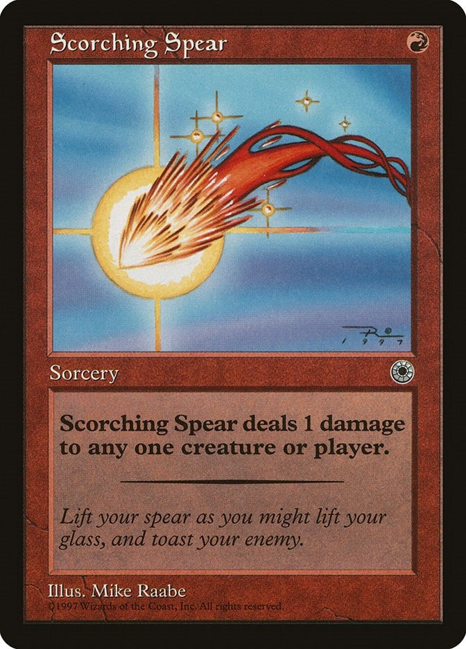 Scorching Spear [POR] - MTG Single