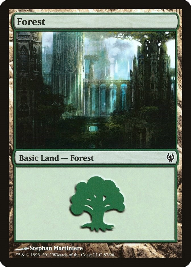 Forest (87) (87) [DDJ] - MTG Single