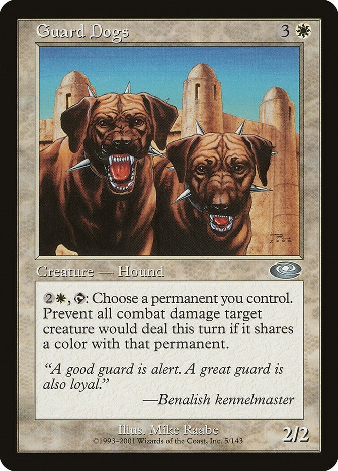 Guard Dogs (5) [PLS] - MTG Single