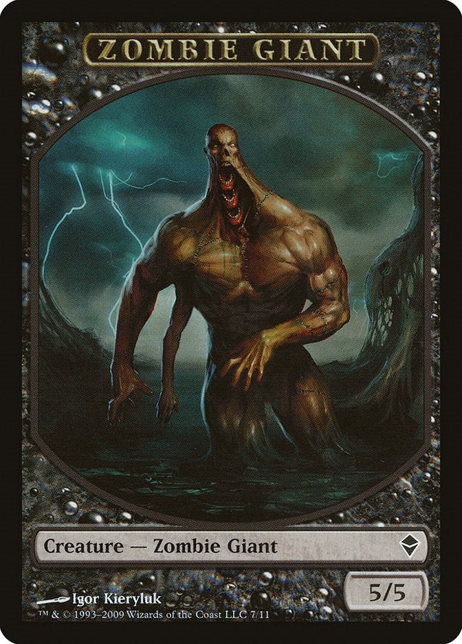 Zombie Giant Token (0) [ZEN] - MTG Single