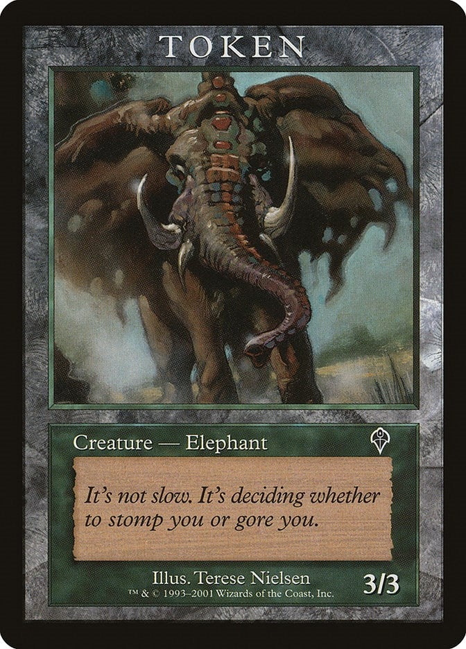 Elephant Token (INV) (0) [MPRP] - MTG Single