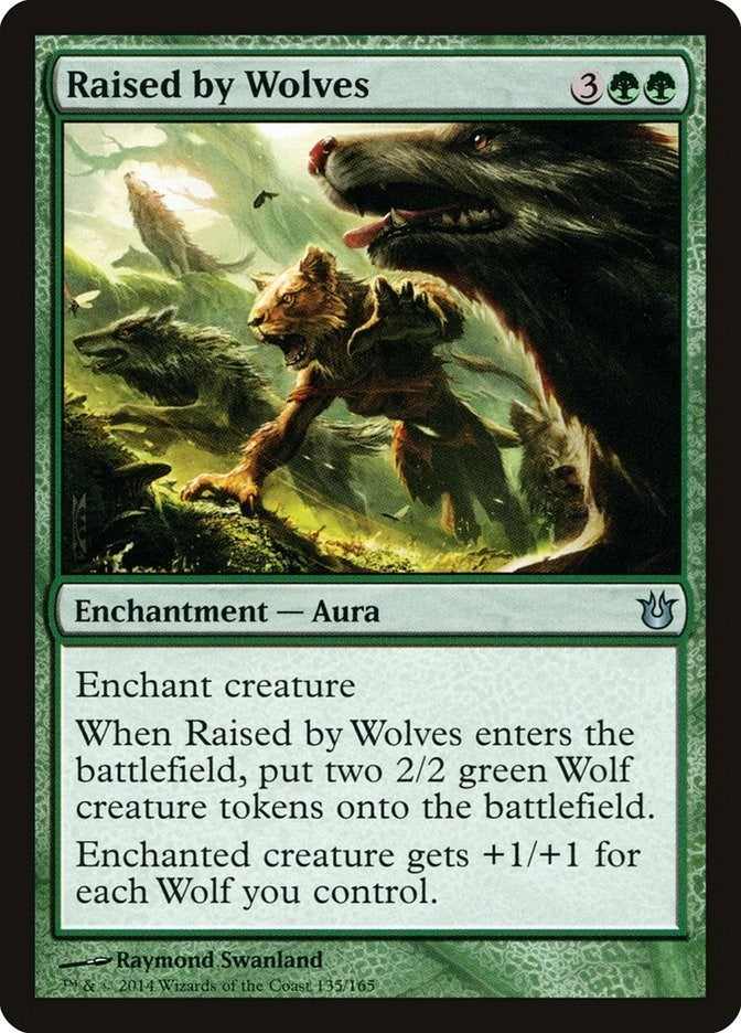 Raised by Wolves (135) [BNG] - MTG Single