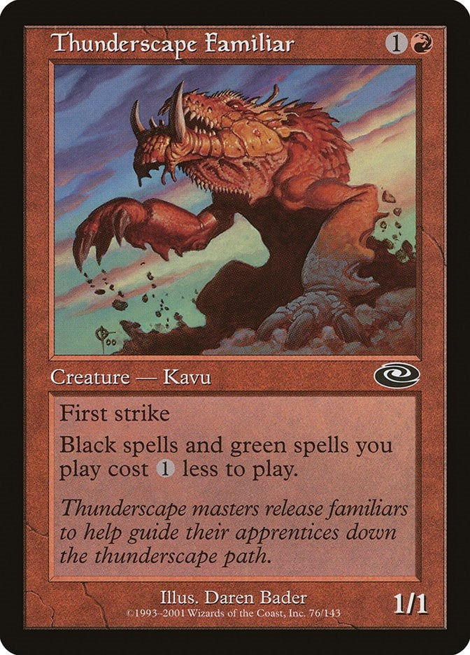 Thunderscape Familiar (76) [PLS] - MTG Single