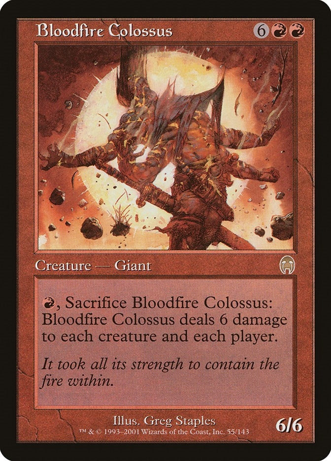 Bloodfire Colossus (55) [APC] - MTG Single