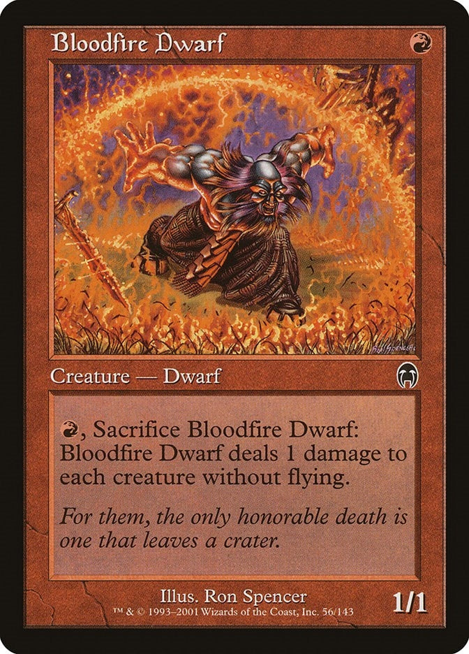 Bloodfire Dwarf (56) [APC] - MTG Single