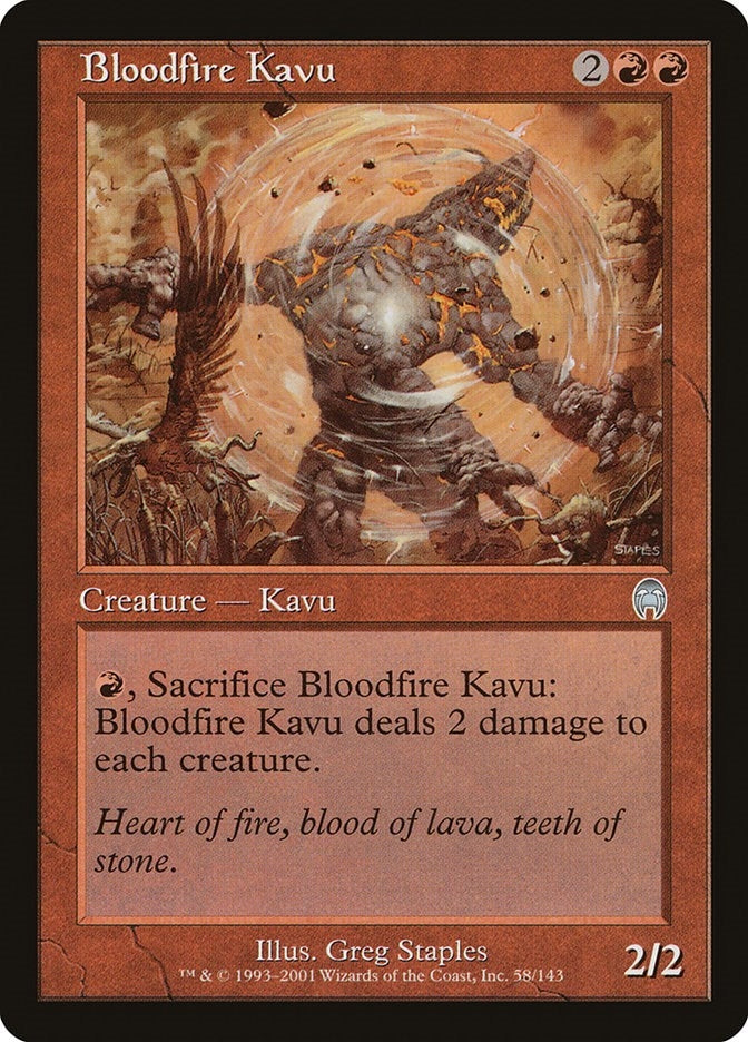 Bloodfire Kavu (58) [APC] - MTG Single