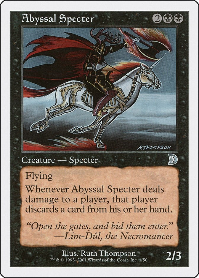 Abyssal Specter (1) [DKM] - MTG Single