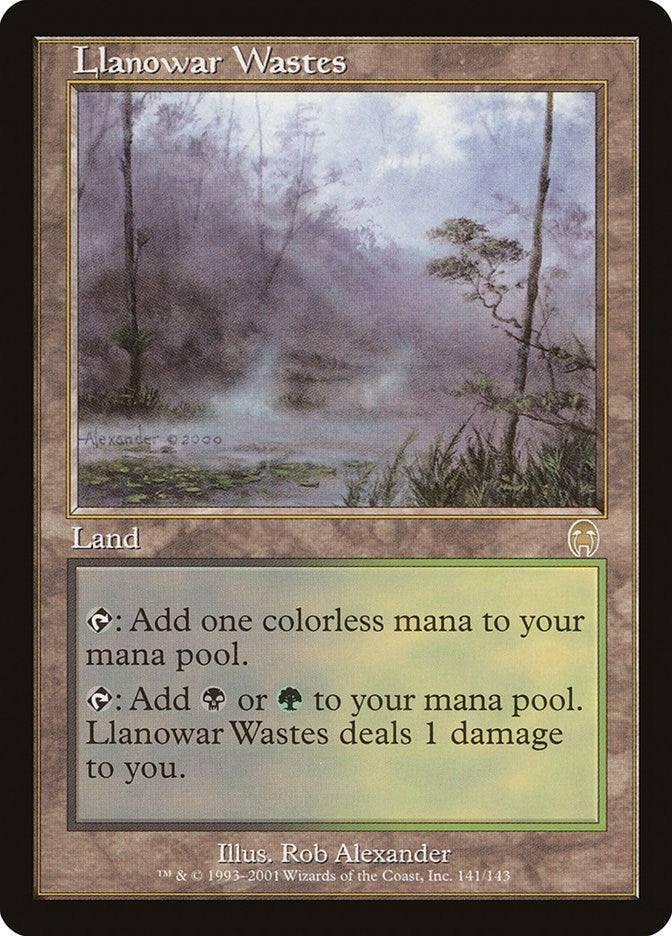 Llanowar Wastes (141) [APC] - MTG Single
