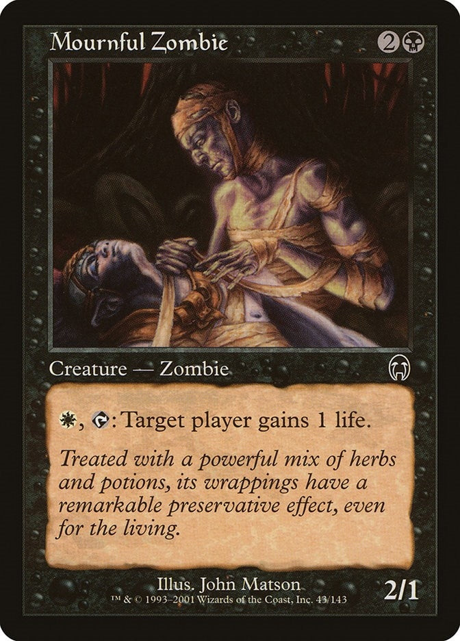 Mournful Zombie (43) [APC] - MTG Single