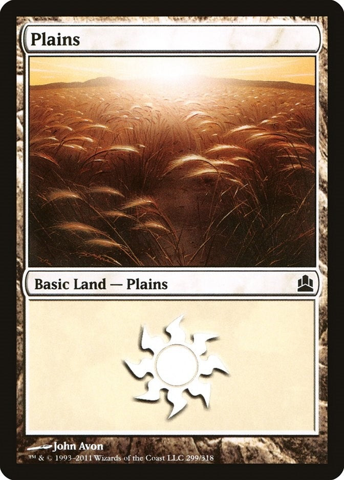 Plains (299) (299) [CMD] - MTG Single