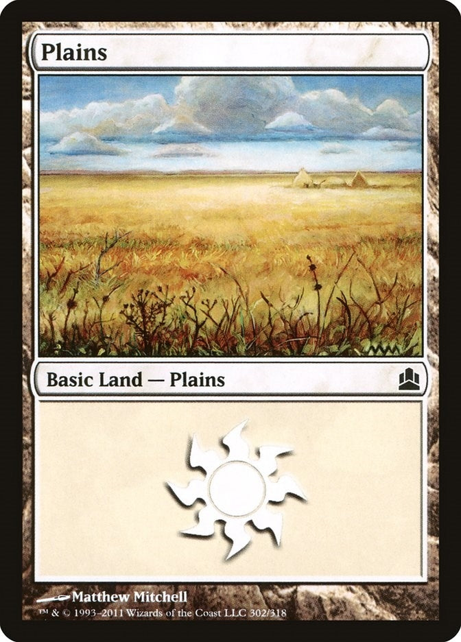 Plains (302) (302) [CMD] - MTG Single