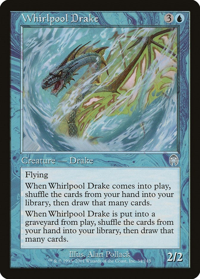 Whirlpool Drake (34) [APC] - MTG Single