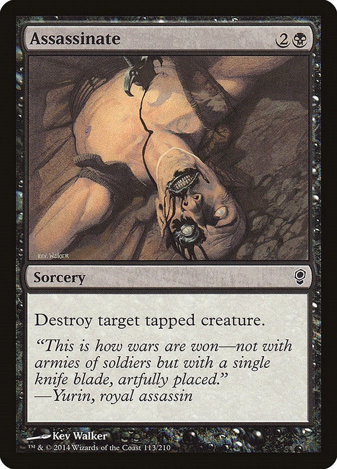 Assassinate (113) [CNS] - MTG Single
