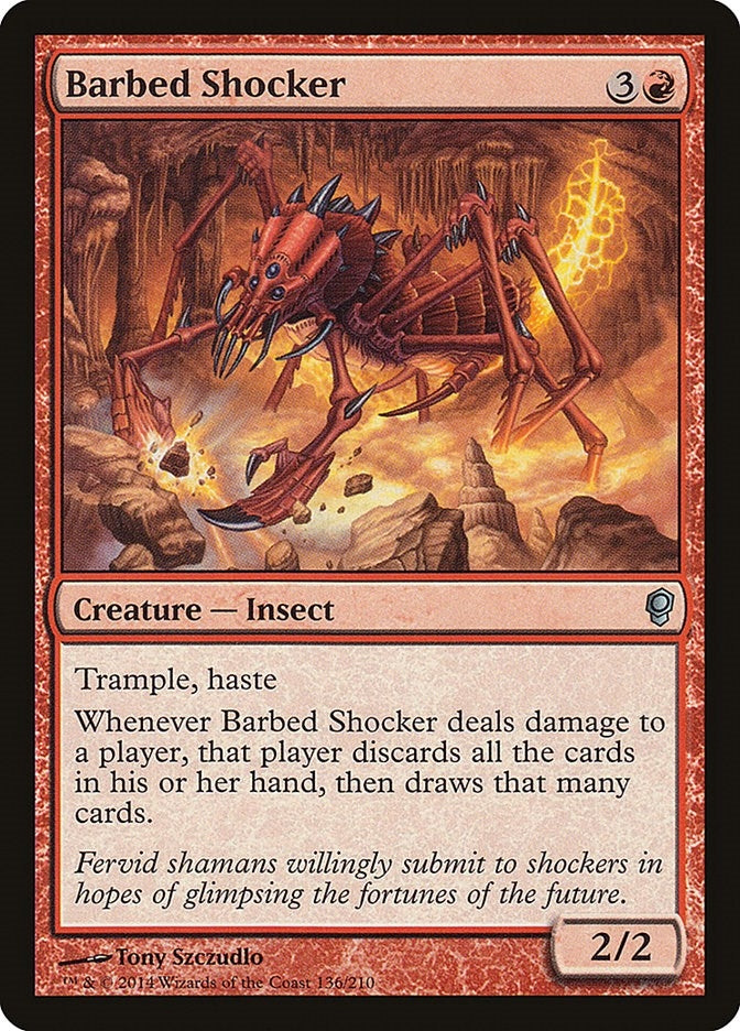 Barbed Shocker (136) [CNS] - MTG Single