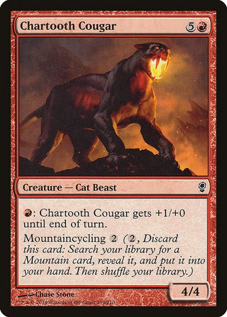 Chartooth Cougar (139) [CNS] - MTG Single