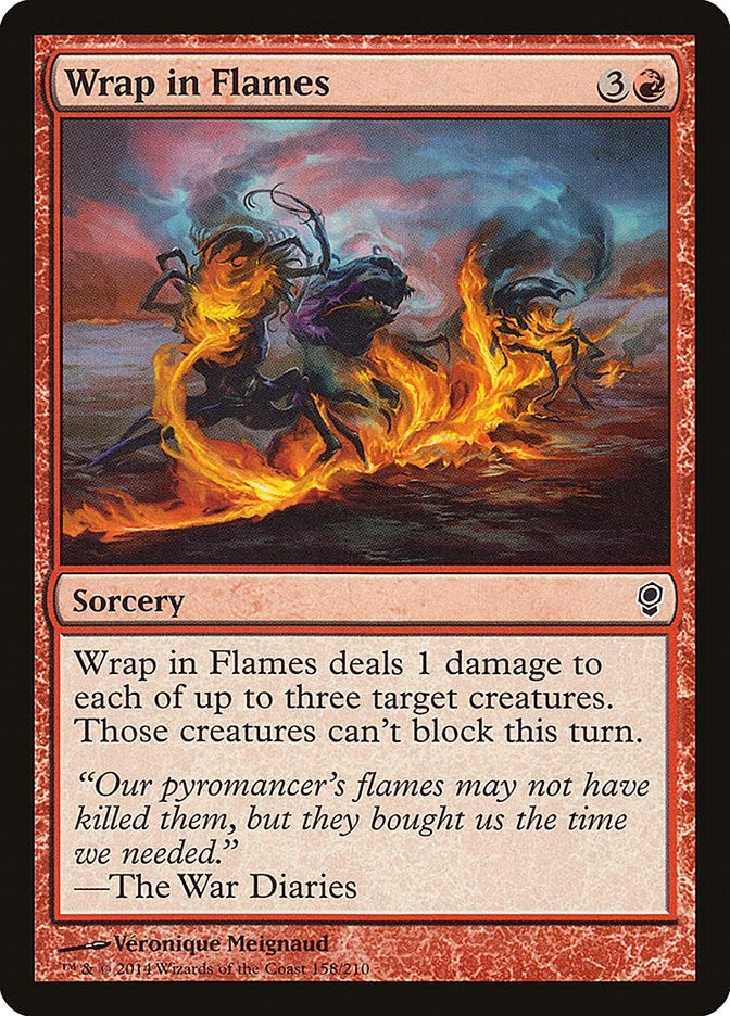 Wrap in Flames (158) [CNS] - MTG Single