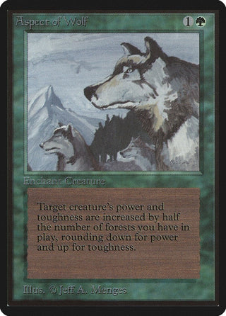 Aspect of Wolf [LEB] - MTG Single