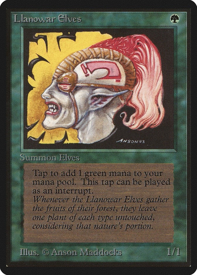 Llanowar Elves [LEB] - MTG Single