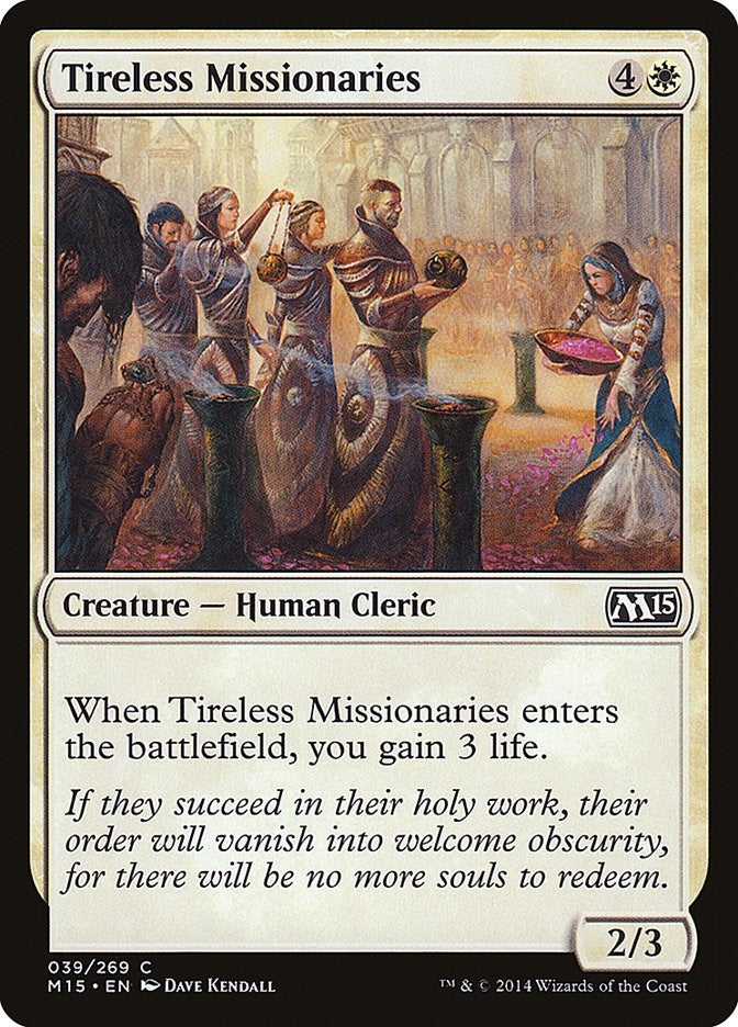 Tireless Missionaries (39) [M15] - MTG Single