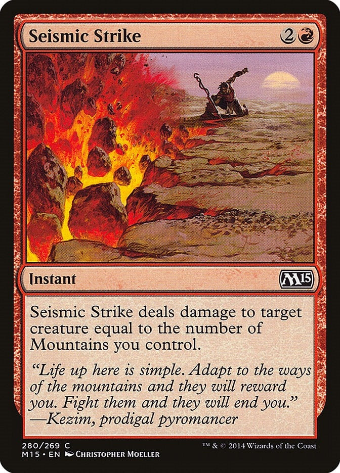 Seismic Strike (280) [M15] - MTG Single