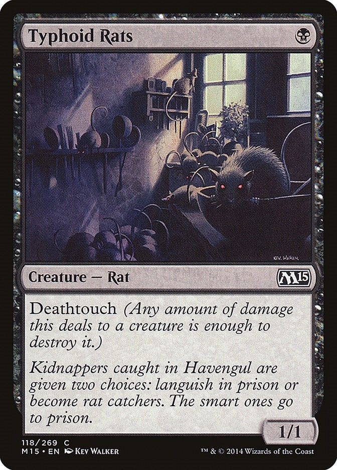 Typhoid Rats (118) [M15] - MTG Single
