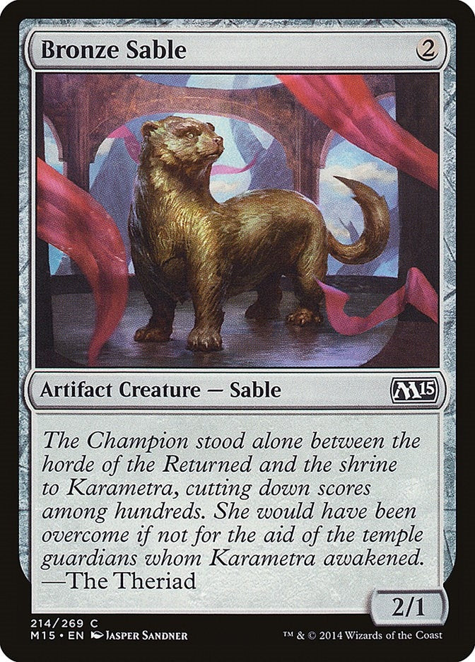 Bronze Sable (214) [M15] - MTG Single
