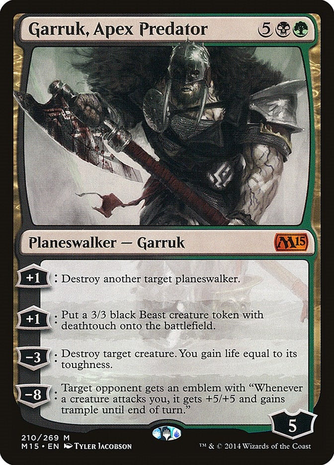 Garruk Apex Predator (210) [M15] - MTG Single