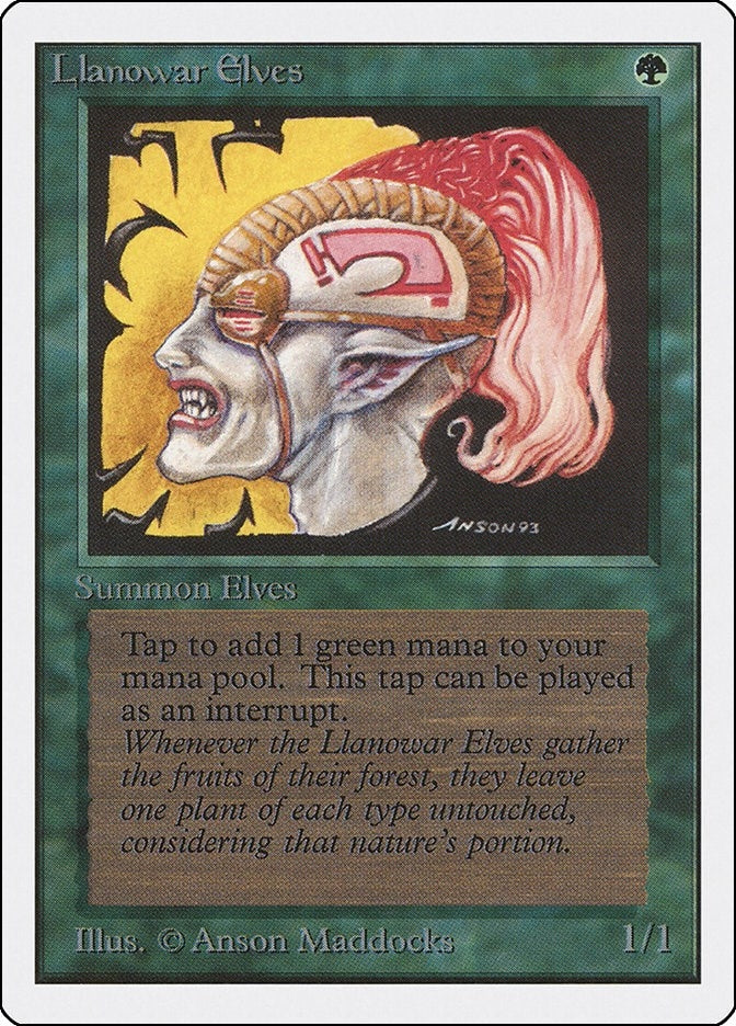 Llanowar Elves [2ED] - MTG Single